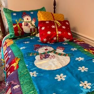 New Christmas Comforter Sets Twin Size Beautiful Bedding for Christmas!